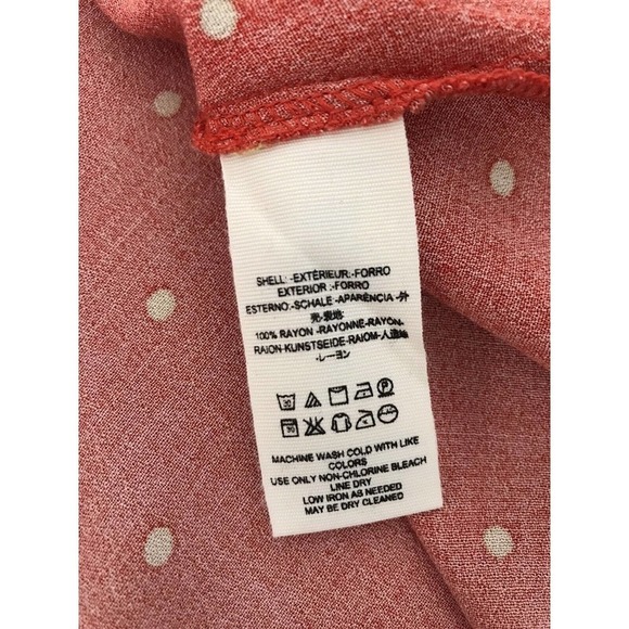 Free People | All Yours Polka Dot Dress Womens Size 4 Red Mini Fit Flare - Picture 9 of 11